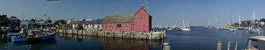 Motif No. 1 - A Wide view
Looking across from the working harbor out towards
the Atlantic  Ocean
