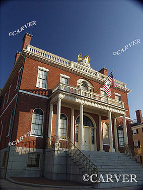 Custom House II
A wide-angle lens bends and twists the brick structure of the 
Custom House in Salem, MA at historic Pickering Wharf.
Keywords: Custom House; wide angle; gold; brick; salem; historic; photograph; picture; print